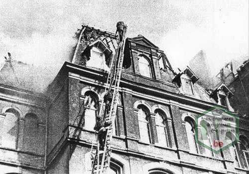 Brand am Samstag, den 9. März 1963